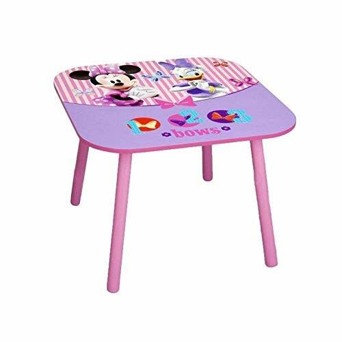 Kids table with Minnie Mouse and Daisy Duck design