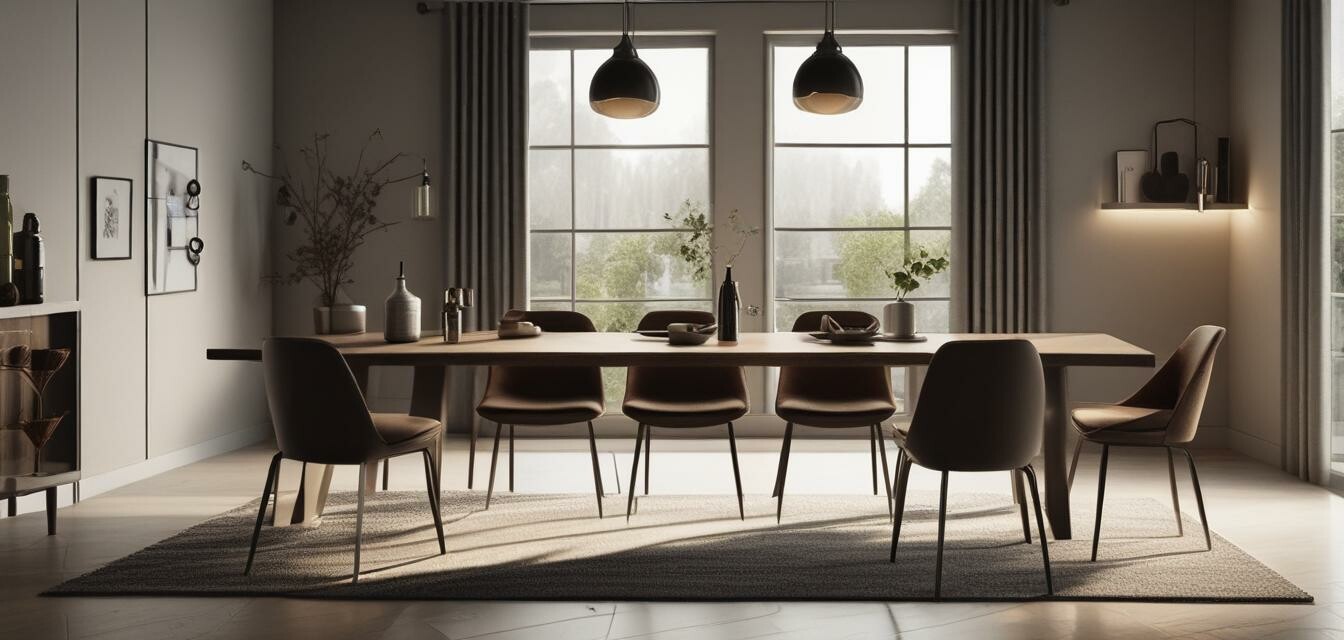 Modern dining room set