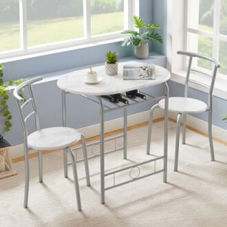 VECELO 3-Piece Dining Table Set