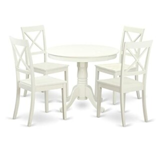 East West Furniture 5 Piece Dinette Set for 4