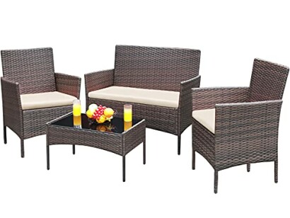 Greesum Patio Furniture 4 Pieces