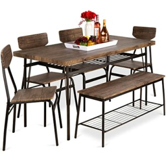 Best Choice Products 6-Piece 55in Modern Dining Set