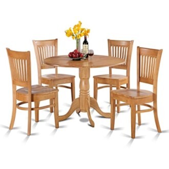 East West Furniture Dublin 5-Piece Modern Dining Set